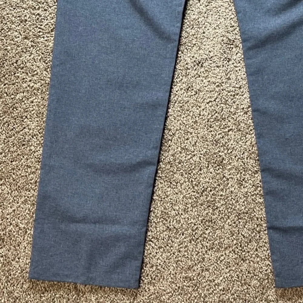 Bonobos Golf Pants Men 34x32 Blue Slim Fit Heathered Stretch Waistband 5-Pocket